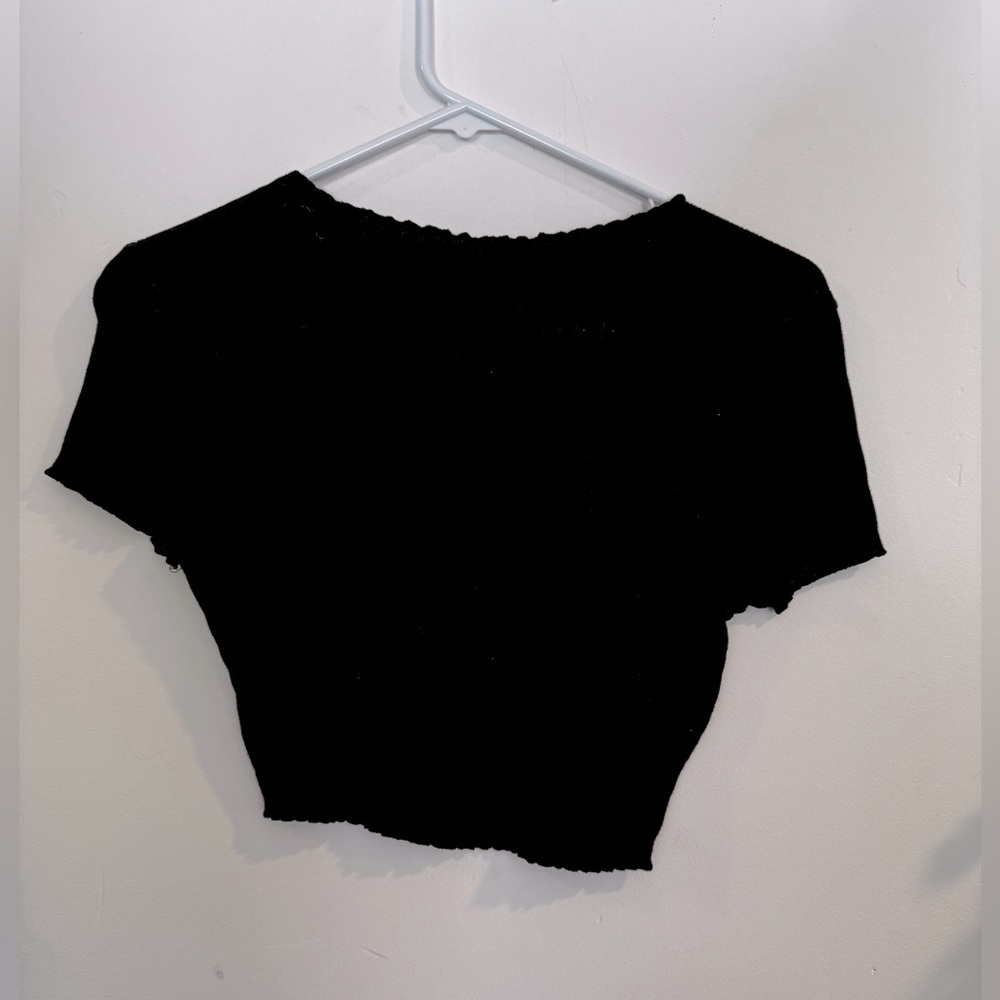 Black Crop Top